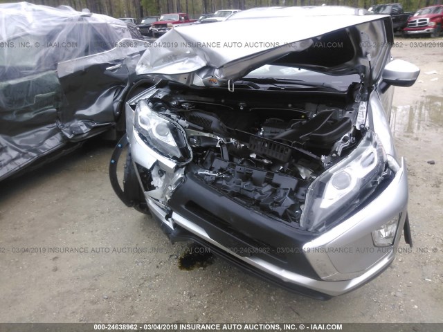 JA4AT3AA8KZ033745 - 2019 MITSUBISHI ECLIPSE CROSS ES SILVER photo 6