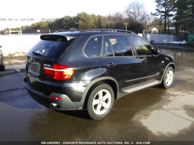 5UXFE43529L272196 - 2009 BMW X5 XDRIVE30I BLACK photo 4