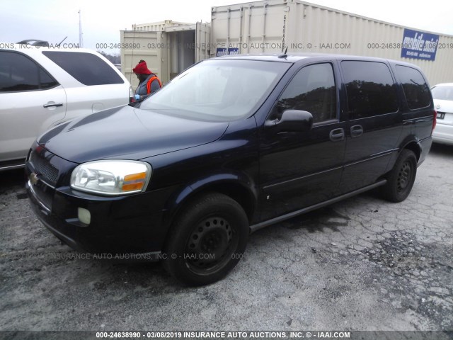 1GNDV23107D128025 - 2007 CHEVROLET UPLANDER LS BLUE photo 2