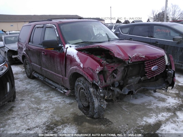 1FMFU18L84LB77611 - 2004 FORD EXPEDITION EDDIE BAUER RED photo 1