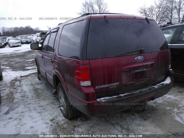 1FMFU18L84LB77611 - 2004 FORD EXPEDITION EDDIE BAUER RED photo 3