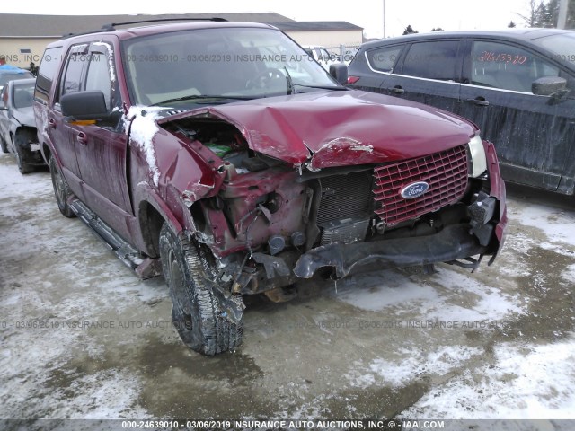 1FMFU18L84LB77611 - 2004 FORD EXPEDITION EDDIE BAUER RED photo 6