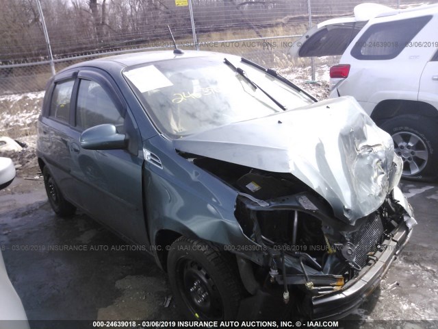 KL1TD6DE6AB129142 - 2010 CHEVROLET AVEO LS/LT BLUE photo 1