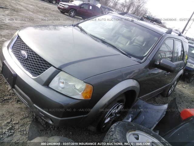 1FMDK02146GA12097 - 2006 FORD FREESTYLE SEL GRAY photo 2