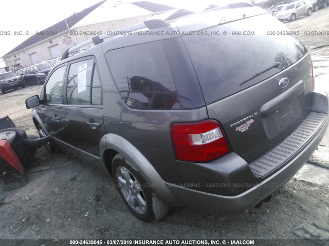 1FMDK02146GA12097 - 2006 FORD FREESTYLE SEL GRAY photo 3