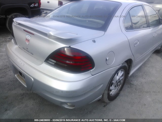 1G2NE52F84M581045 - 2004 PONTIAC GRAND AM SE GRAY photo 4