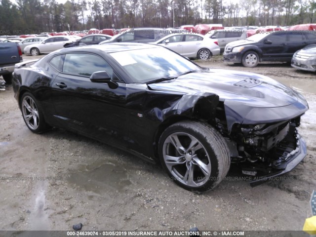 1G1FH1R76K0110331 - 2019 CHEVROLET CAMARO SS BLACK photo 1