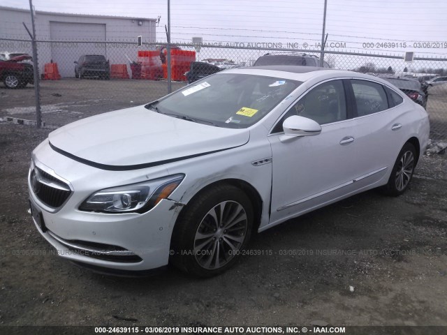 1G4ZS5SS0HU167987 - 2017 BUICK LACROSSE WHITE photo 2