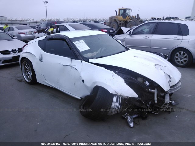 JN1AZ4EH0AM503752 - 2010 NISSAN 370Z WHITE photo 1