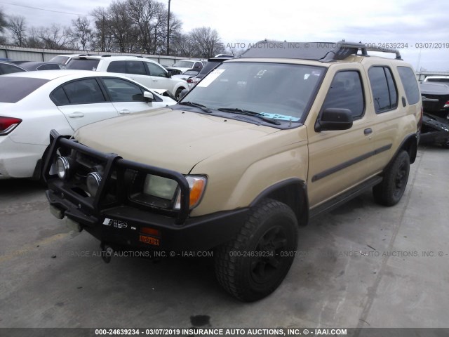 5N1ED28Y11C536855 - 2001 NISSAN XTERRA XE/SE Pewter photo 2