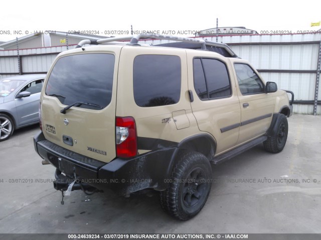 5N1ED28Y11C536855 - 2001 NISSAN XTERRA XE/SE Pewter photo 4