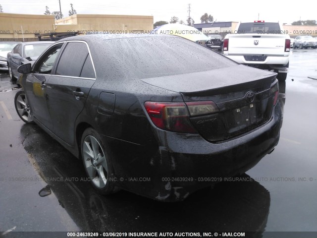 4T1BF1FKXEU408457 - 2014 TOYOTA CAMRY L/SE/LE/XLE 黑色 照片 3