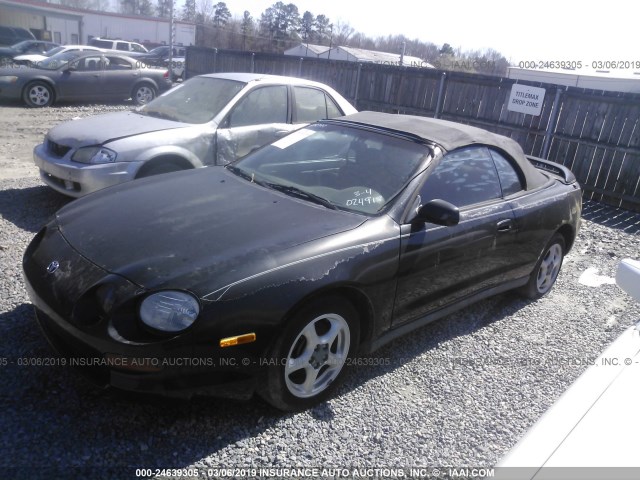 JT5ST07K0S0024918 - 1995 TOYOTA CELICA GT BLACK photo 2