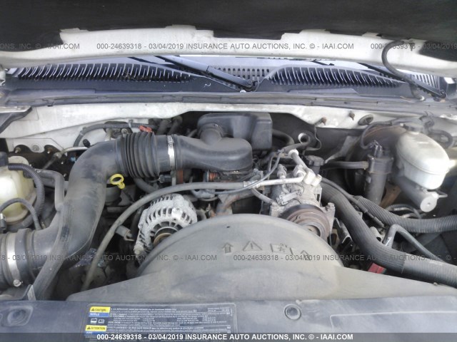 1GCEC14X34Z291492 - 2004 CHEVROLET SILVERADO C1500 WHITE photo 10