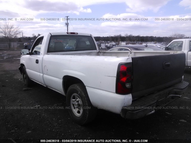 1GCEC14X34Z291492 - 2004 CHEVROLET SILVERADO C1500 WHITE photo 3