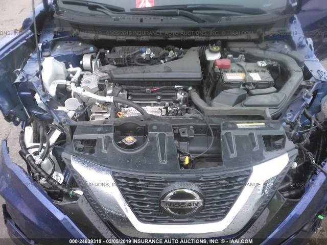 JN8AT2MT4JW465671 - 2018 NISSAN ROGUE S/SL/SV BLUE photo 10