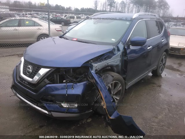 JN8AT2MT4JW465671 - 2018 NISSAN ROGUE S/SL/SV BLUE photo 2