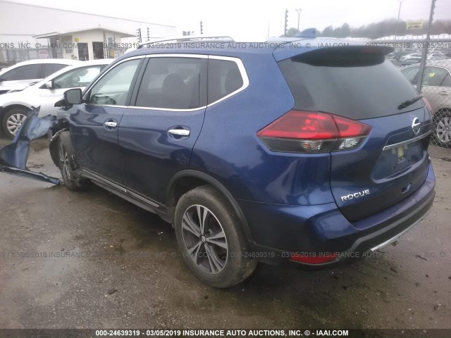 JN8AT2MT4JW465671 - 2018 NISSAN ROGUE S/SL/SV BLUE photo 3