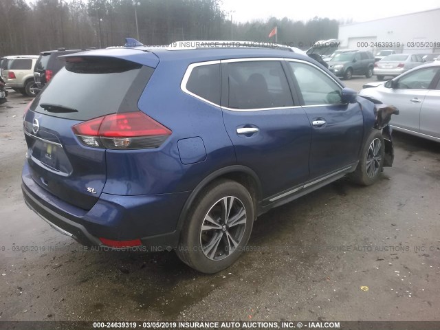 JN8AT2MT4JW465671 - 2018 NISSAN ROGUE S/SL/SV BLUE photo 4