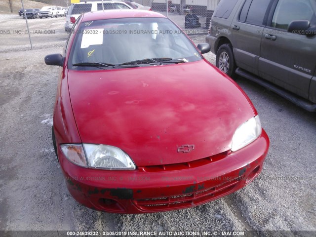 1G1JC524327282615 - 2002 CHEVROLET CAVALIER CNG RED photo 6