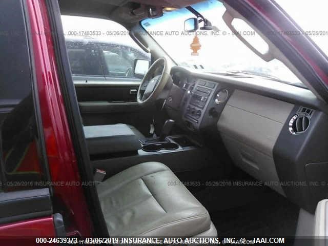 1FMFU15558LA18296 - 2008 FORD EXPEDITION XLT RED photo 5