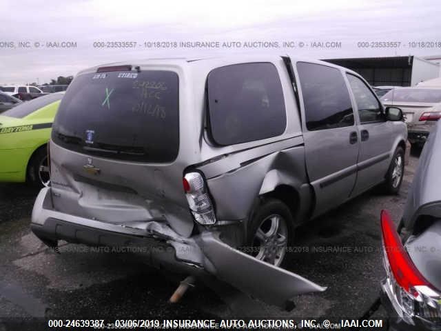 1GNDV23W28D133062 - 2008 CHEVROLET UPLANDER LS SILVER photo 4