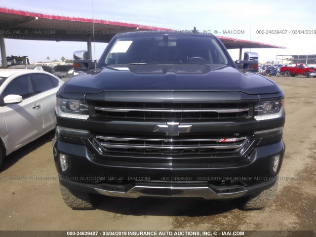 3GCUKREC1HG366401 - 2017 CHEVROLET SILVERADO K1500 LT BLACK photo 6