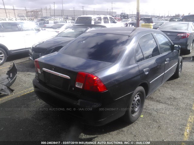 2HGES16153H586377 - 2003 HONDA CIVIC DX BLACK photo 4