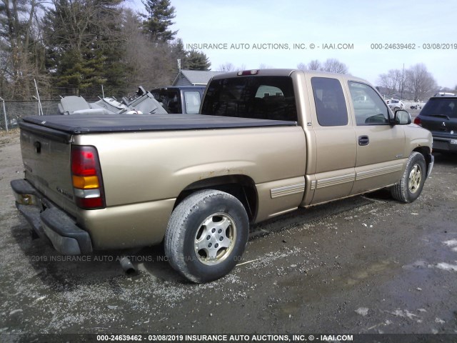 2GCEC19T5Y1251001 - 2000 CHEVROLET SILVERADO C1500 TAN photo 4