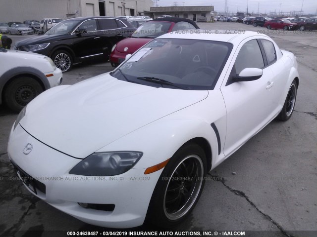 JM1FE173850159759 - 2005 MAZDA RX8 WHITE photo 2