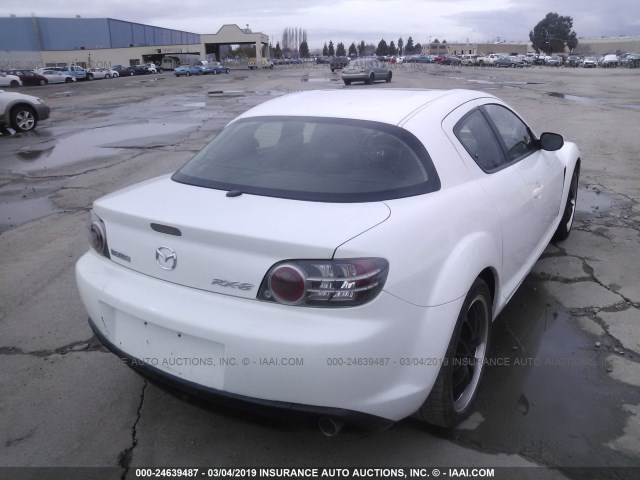 JM1FE173850159759 - 2005 MAZDA RX8 WHITE photo 4