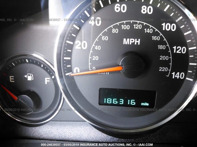 1J8HH48P47C614085 - 2007 JEEP COMMANDER შავი ფოტო 7