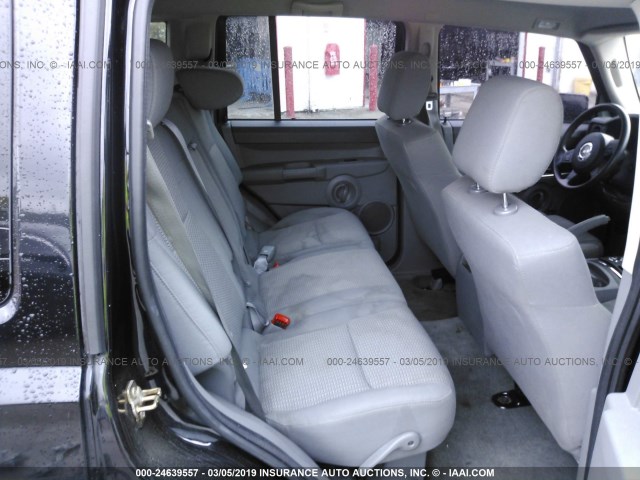 1J8HH48P47C614085 - 2007 JEEP COMMANDER შავი ფოტო 8