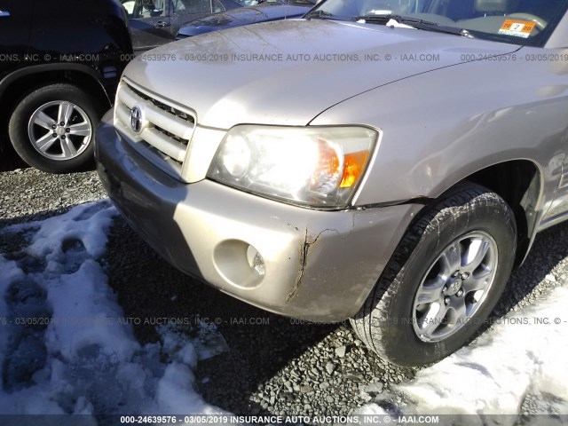 JTEEP21A270198560 - 2007 TOYOTA HIGHLANDER SPORT/LIMITED GOLD photo 6