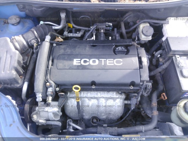 KL1TD56E09B662235 - 2009 CHEVROLET AVEO LS/LT ლურჯი ფოტო 10