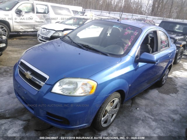 KL1TD56E09B662235 - 2009 CHEVROLET AVEO LS/LT ლურჯი ფოტო 2
