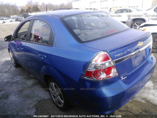 KL1TD56E09B662235 - 2009 CHEVROLET AVEO LS/LT ლურჯი ფოტო 3