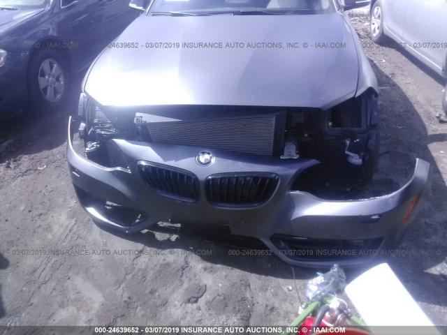 WBA1G9C56GV726676 - 2016 BMW 228 XI/SULEV GRAY photo 6