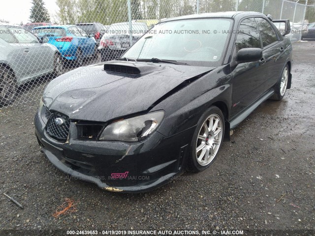 JF1GD76687L522199 - 2007 SUBARU IMPREZA WRX STI BLACK photo 2