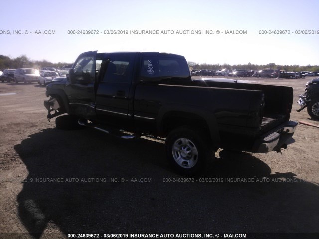 1GCHC231X2F207571 - 2002 CHEVROLET SILVERADO C2500 HEAVY DUTY BLACK photo 3