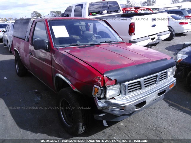 JN6SD16SXLW204072 - 1990 NISSAN D21 KING CAB RED photo 1