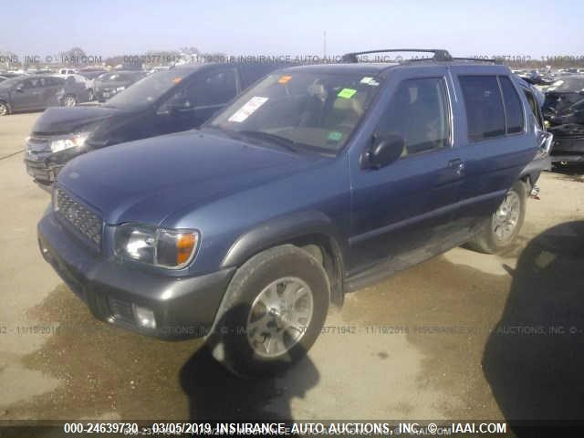 JN8AR07Y3YW440622 - 2000 NISSAN PATHFINDER LE/SE/XE BLUE photo 2