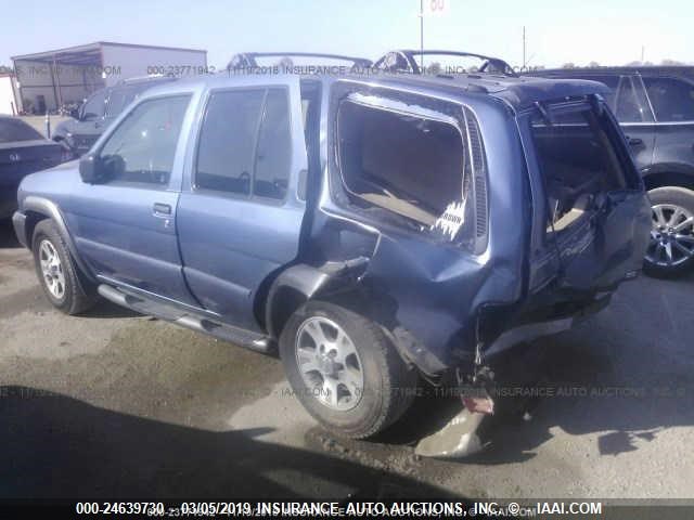 JN8AR07Y3YW440622 - 2000 NISSAN PATHFINDER LE/SE/XE BLUE photo 3