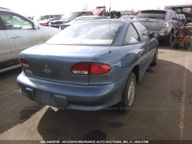 1G1JC1247W7101238 - 1998 CHEVROLET CAVALIER RS BLUE photo 4