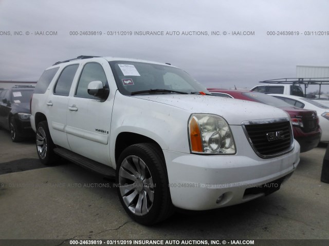 1GKFC13J07R322983 - 2007 GMC YUKON WHITE photo 1