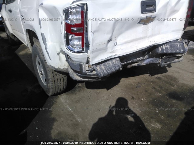 1GCHSBEA0G1189053 - 2016 CHEVROLET COLORADO WHITE photo 6