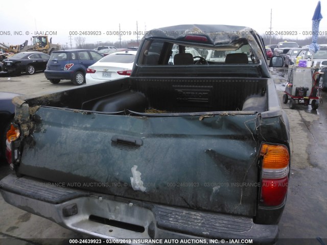 5TEGN92N02Z899894 - 2002 TOYOTA TACOMA DOUBLE CAB PRERUNNER GREEN photo 6