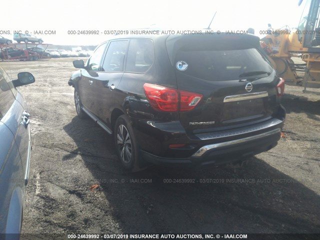 5N1DR2MN1HC608267 - 2017 NISSAN PATHFINDER S/SV/SL/PLATINUM BLACK photo 3