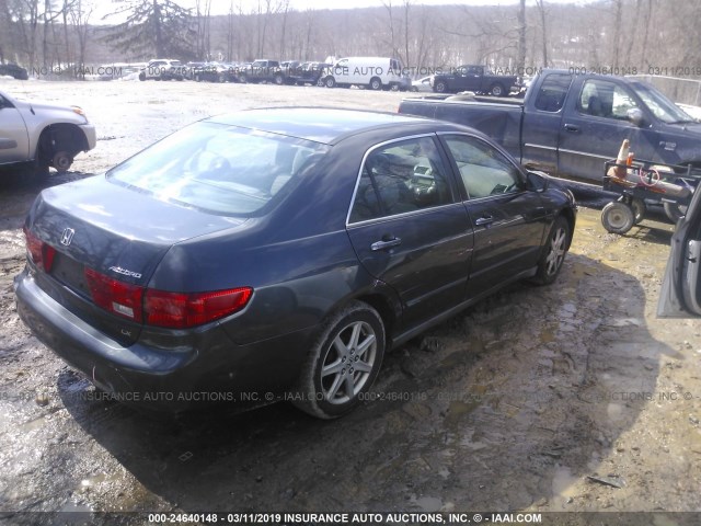 1HGCM564X5A116799 - 2005 HONDA ACCORD LX GRAY photo 4