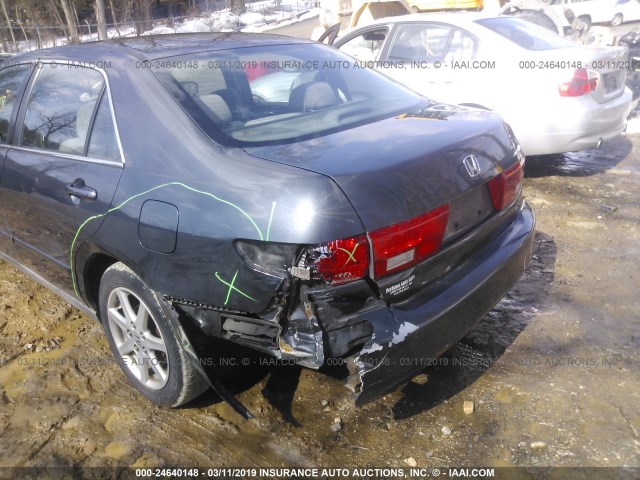 1HGCM564X5A116799 - 2005 HONDA ACCORD LX GRAY photo 6